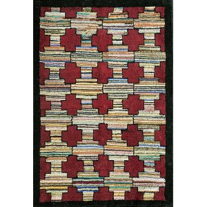 American Hooked Rug #17560